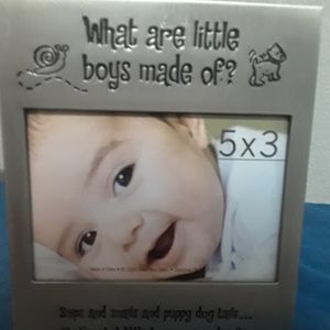 What are Little Boys Made Of? Picture Frame 5x3